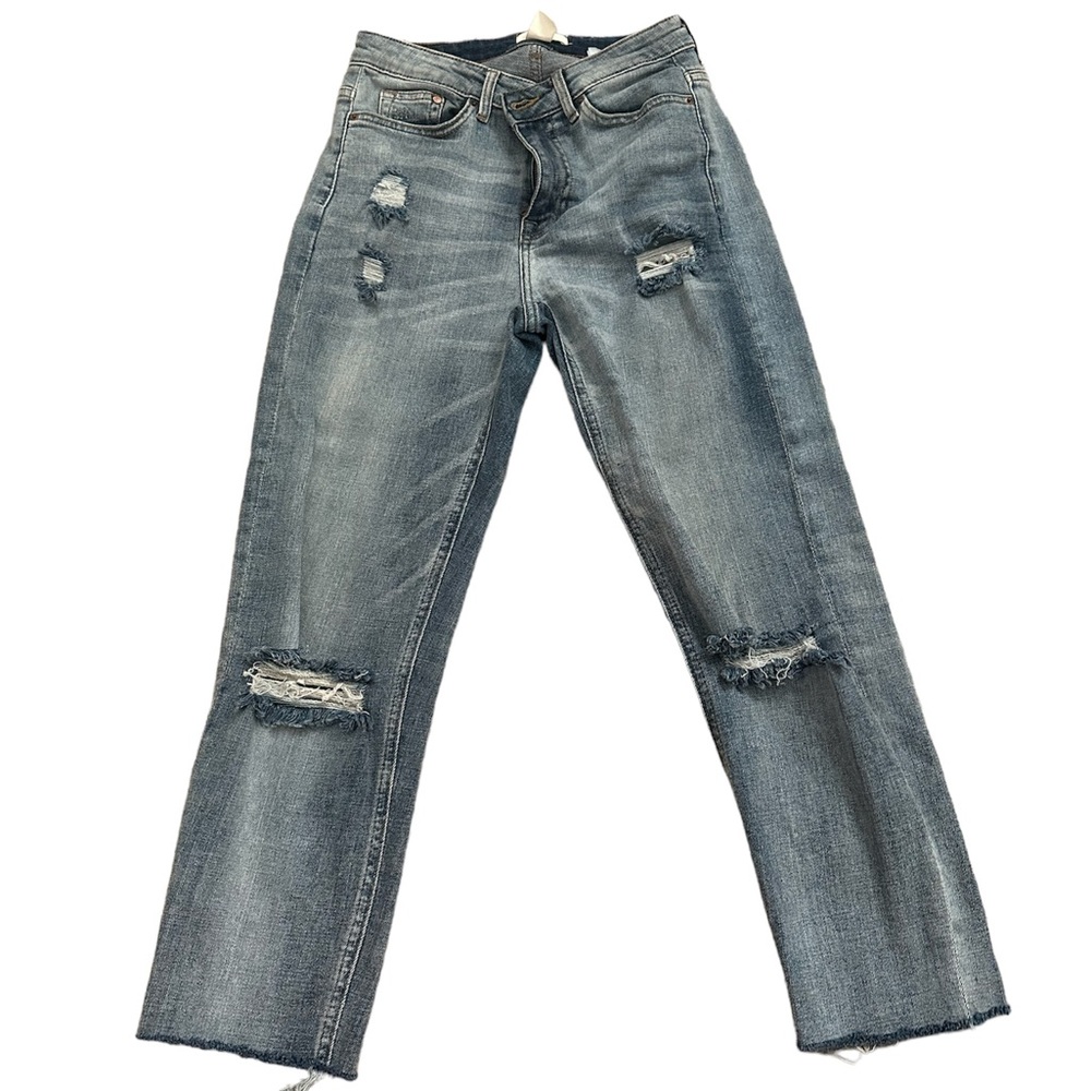 H&M Highwaisted Straight Jeans